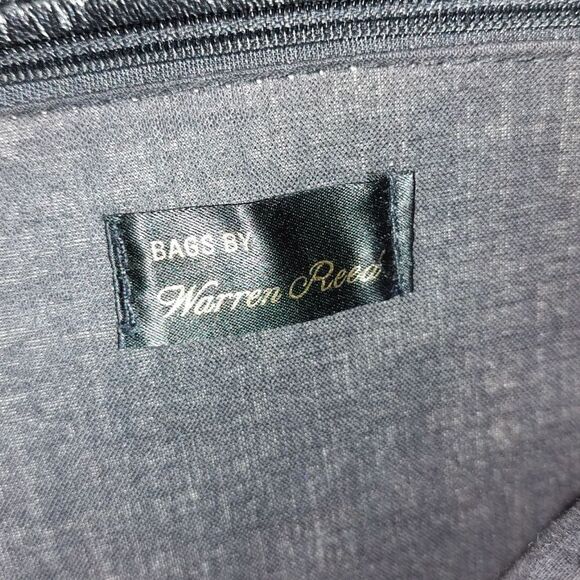 Warren Reed black metal mesh handbag purse - Picture 7 of 7